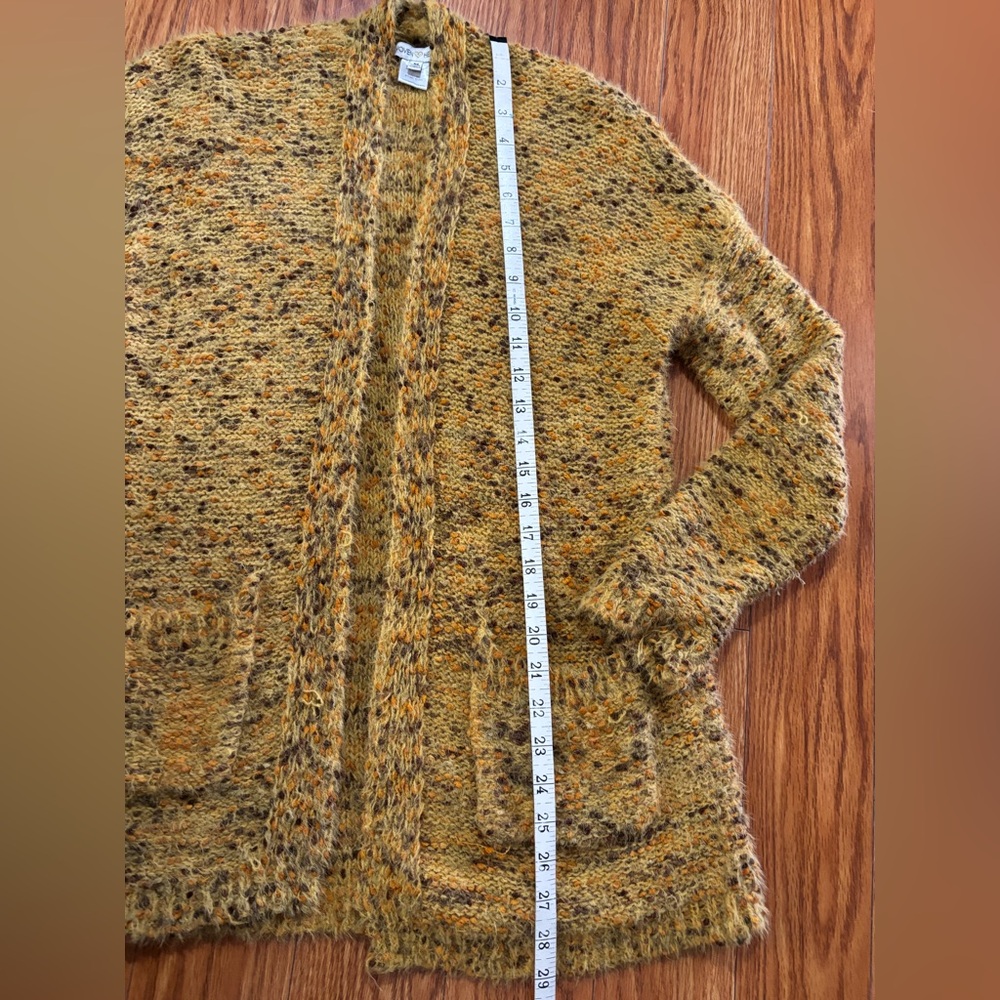 CONFETTI * RAINBOW DOT * BOHO * COZY CARDIGAN by WOVEN HEART 🧡💛 - Picture 5 of 5